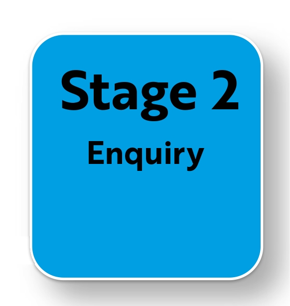 Stage 2 - Enquiry